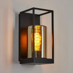 Applique murale d'extérieur Palanga Noir, 1 lumière