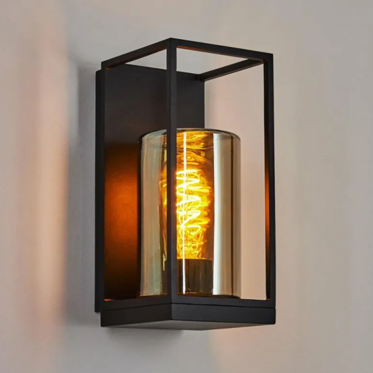Applique murale d'extérieur Palanga Noir, 1 lumière