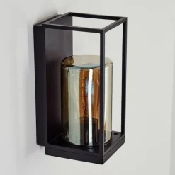 Applique murale d'extérieur Palanga Noir, 1 lumière