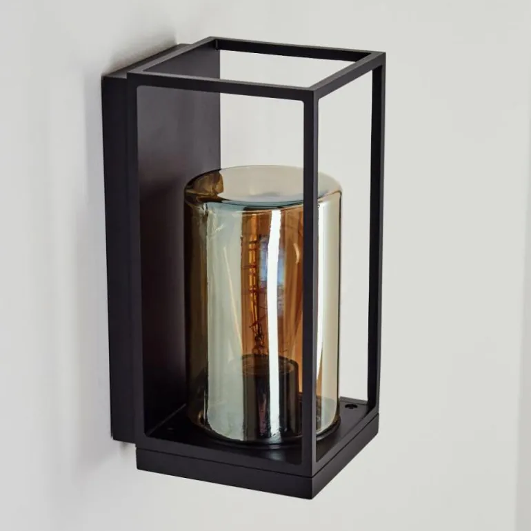 Applique murale d'extérieur Palanga Noir, 1 lumière