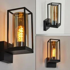 Applique murale d'extérieur Palanga Noir, 1 lumière