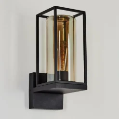 Applique murale d'extérieur Palanga Noir, 1 lumière