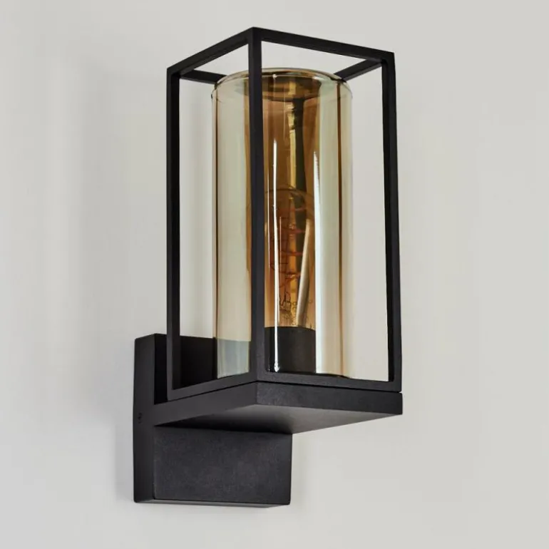 Applique murale d'extérieur Palanga Noir, 1 lumière