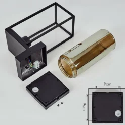 Applique murale d'extérieur Palanga Noir, 1 lumière