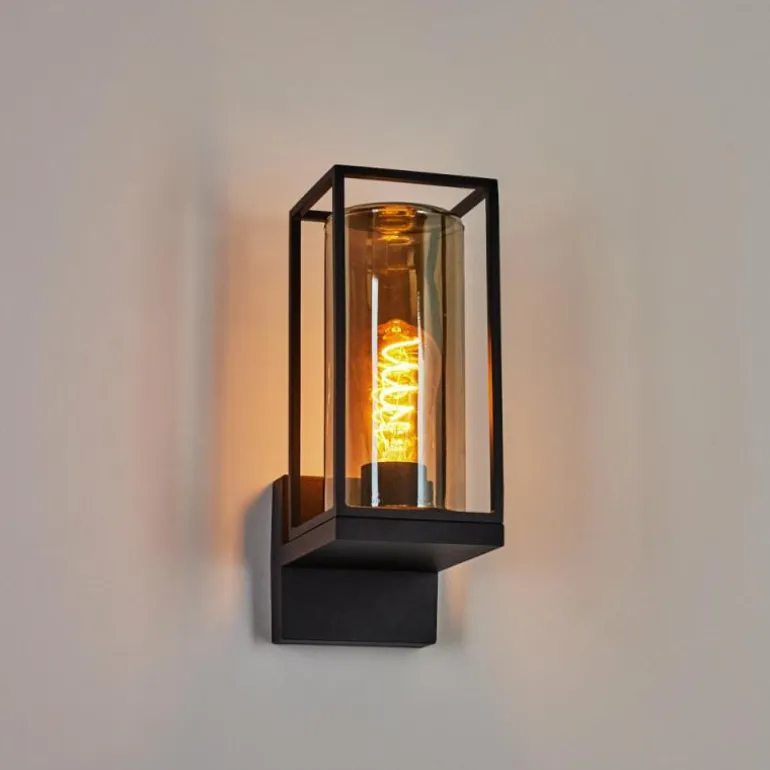 Applique murale d'extérieur Palanga Noir, 1 lumière