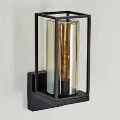 Applique murale d'extérieur Palanga Noir, 1 lumière