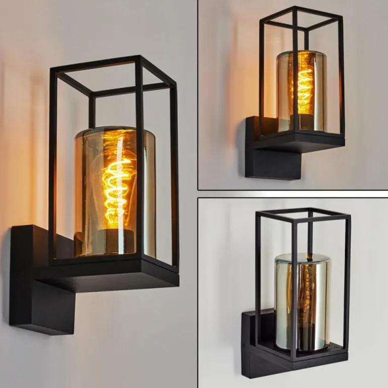 Applique murale d'extérieur Palanga Noir, 1 lumière