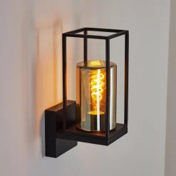 Applique murale d'extérieur Palanga Noir, 1 lumière