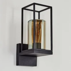 Applique murale d'extérieur Palanga Noir, 1 lumière