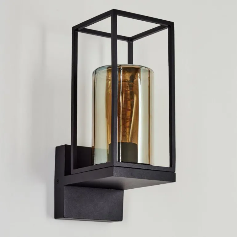 Applique murale d'extérieur Palanga Noir, 1 lumière