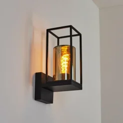 Applique murale d'extérieur Palanga Noir, 1 lumière