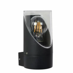 Applique murale d'extérieur Lucide NORMAN Noir, 1 lumière