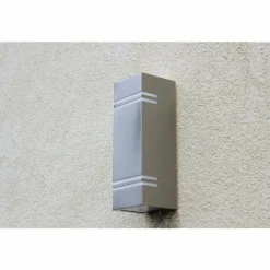 Applique murale d'extérieur Lutec STIRPES LED Acier inoxydable, 2 lumières