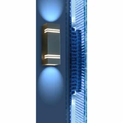 Applique murale d'extérieur Lutec STIRPES LED Acier inoxydable, 2 lumières