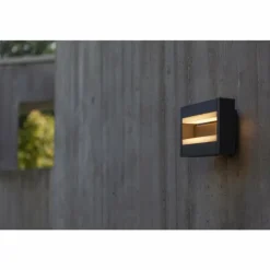 Applique murale d'extérieur Lutec CONROY LED Anthracite, 1 lumière