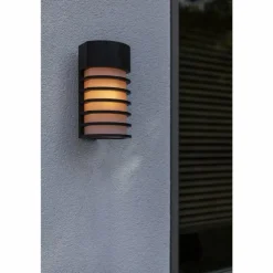 Applique murale d'extérieur Lutec FULTON Noir, 1 lumière
