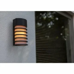 Applique murale d'extérieur Lutec FULTON Noir, 1 lumière