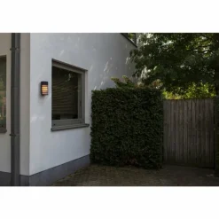 Applique murale d'extérieur Lutec FULTON Noir, 1 lumière