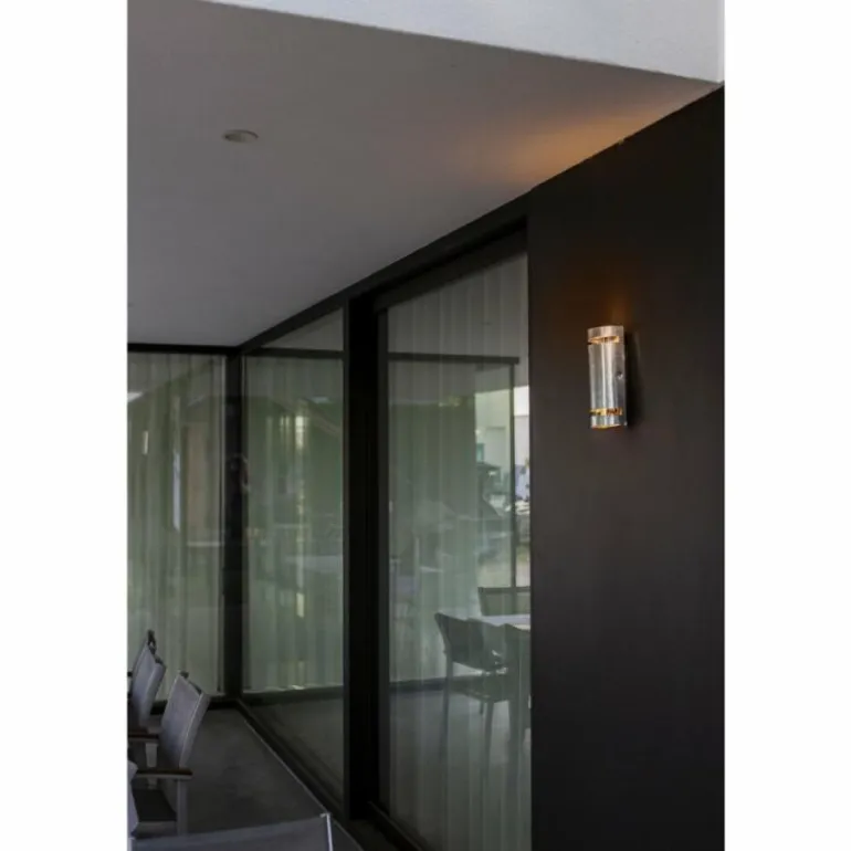 Applique murale d'extérieur Lutec RAN Zingué, 2 lumières