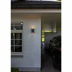 Applique murale d'extérieur Lutec RIDGE Anthracite, 2 lumières