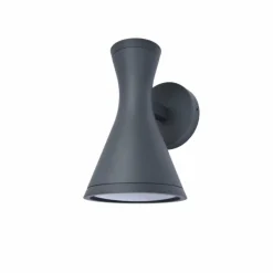 Applique murale d'extérieur Lutec BRUND Noir, 2 lumières