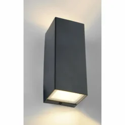 Applique murale d'extérieur Lutec LUCA LED Noir, 1 lumière