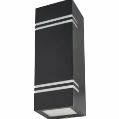 Applique murale d'extérieur Lutec STRIPES LED Noir, 2 lumières