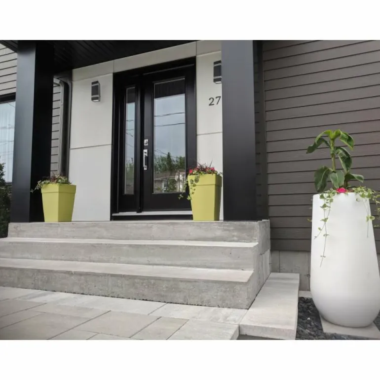 Applique murale d'extérieur Lutec STRIPES LED Noir, 2 lumières