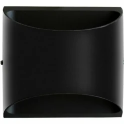 Applique murale d'extérieur Lutec DODD LED Noir, 2 lumières