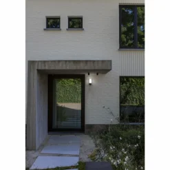 Applique murale d'extérieur Lutec POLLUX LED Anthracite, 1 lumière, Détecteur de mouvement