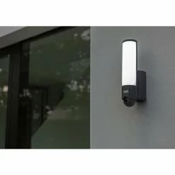 Applique murale d'extérieur Lutec ELARA LED Anthracite, 1 lumière, Détecteur de mouvement