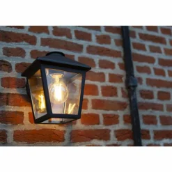 Applique murale d'extérieur Lutec ZAGO Noir, 1 lumière