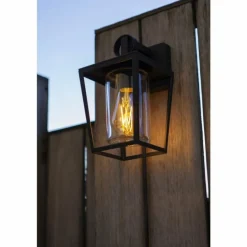 Applique murale d'extérieur Lutec WEST Noir, 1 lumière