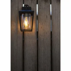 Applique murale d'extérieur Lutec WEST Noir, 1 lumière