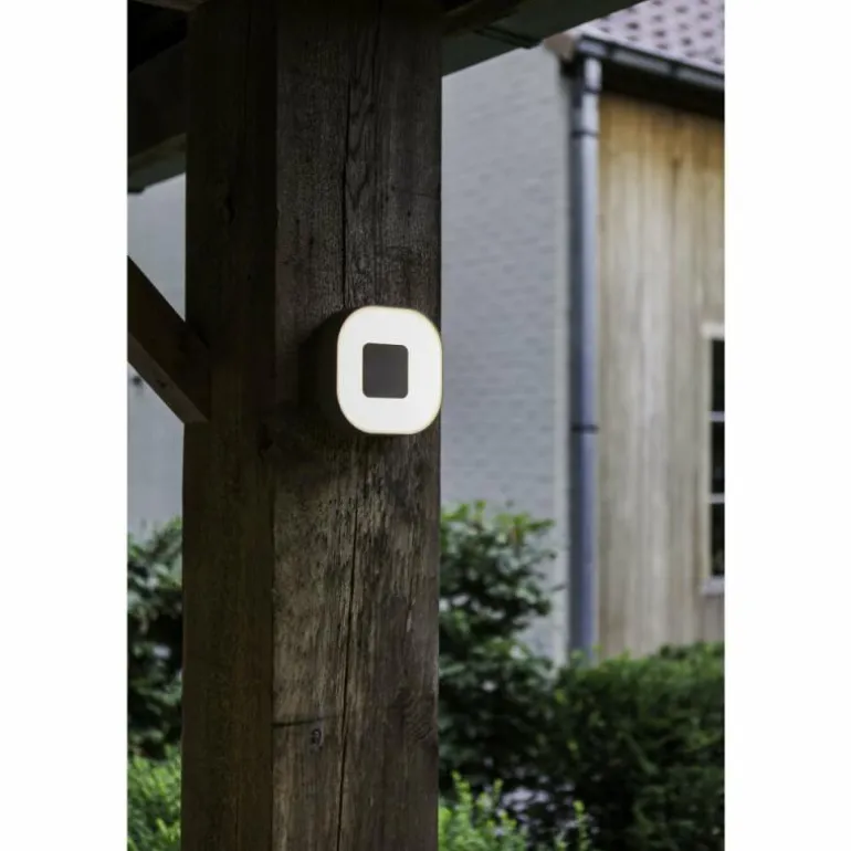 Applique murale d'extérieur Feldsted LED Argenté, 1 lumière