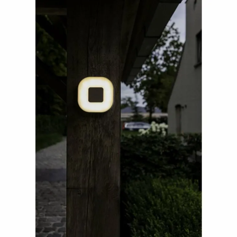 Applique murale d'extérieur Feldsted LED Argenté, 1 lumière