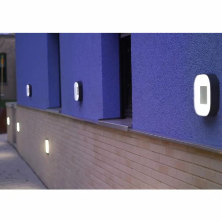 Applique murale d'extérieur Feldsted LED Argenté, 1 lumière