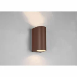 Applique murale d'extérieur Trio Roya Rouille, 2 lumières