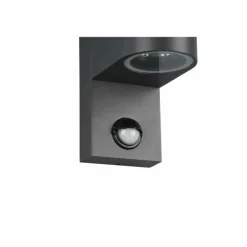 Applique murale d'extérieur Trio Roya Anthracite, 1 lumière, Détecteur de mouvement