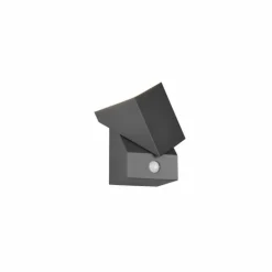 Applique murale d'extérieur Trio Avon LED Anthracite, 1 lumière, Détecteur de mouvement