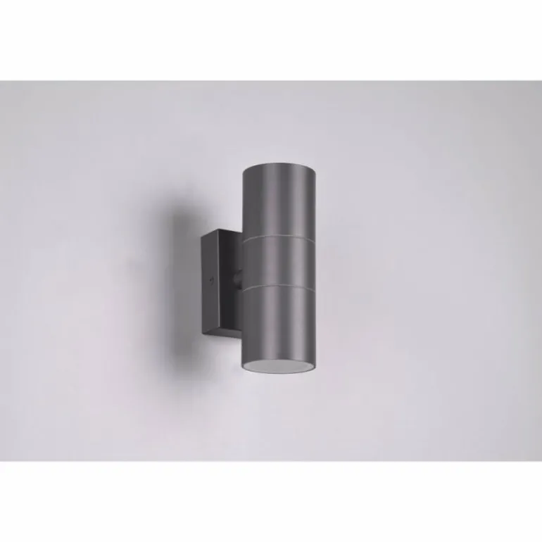 Applique murale d'extérieur Reality Laredo Anthracite, 2 lumières