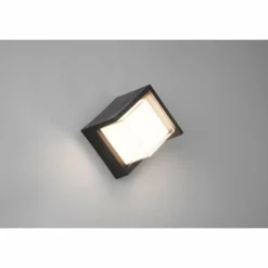 Applique murale d'extérieur Reality Puno LED Noir, 1 lumière