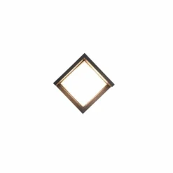 Applique murale d'extérieur Reality Puno LED Noir, 1 lumière