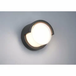 Applique murale d'extérieur Reality Puno LED Noir, 1 lumière