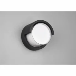 Applique murale d'extérieur Reality Puno LED Noir, 1 lumière