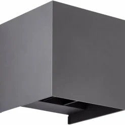 Applique murale d'extérieur Brilliant Hilly LED Gris, 1 lumière