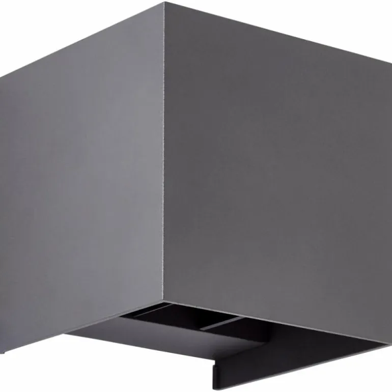 Applique murale d'extérieur Brilliant Hilly LED Gris, 1 lumière