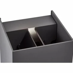 Applique murale d'extérieur Brilliant Hilly LED Gris, 1 lumière