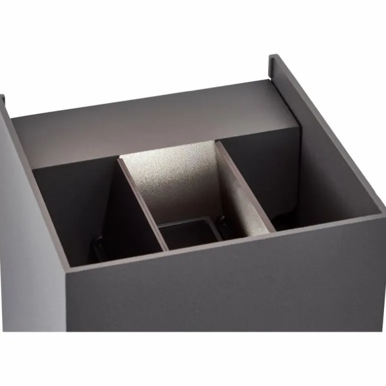 Applique murale d'extérieur Brilliant Hilly LED Gris, 1 lumière