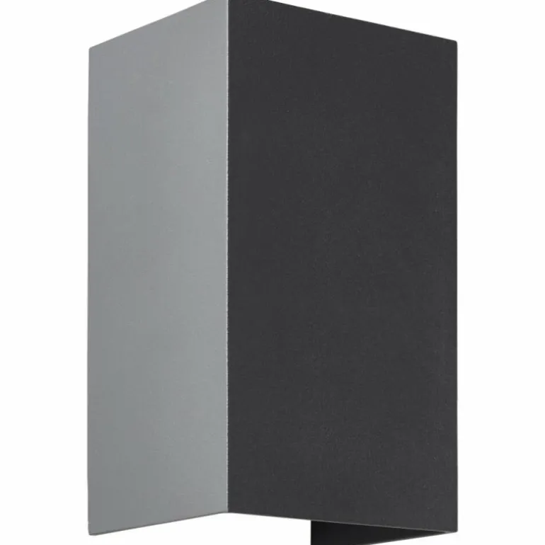 Applique murale d'extérieur Brilliant Hilly LED Gris, 2 lumières